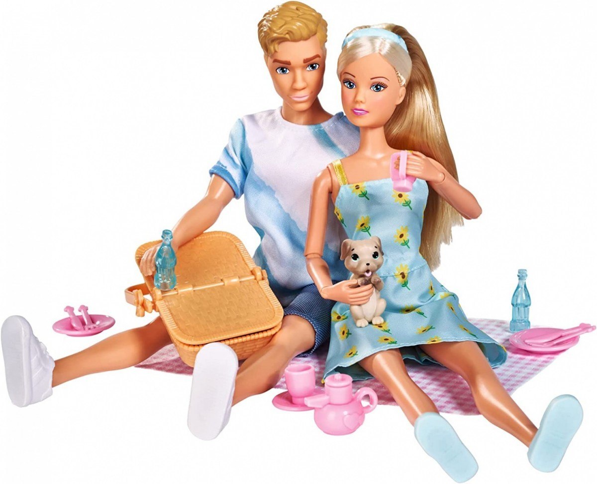 Steffi Love Dolls Steffi e Kevin durante un picnic